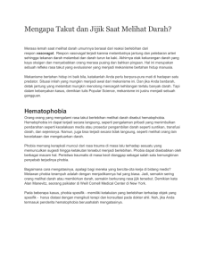 Mengatasi Kecemasan Si Kecil Tips Menghadapi Anak Yang Takut Melihat Darah Saat Luka Kecil